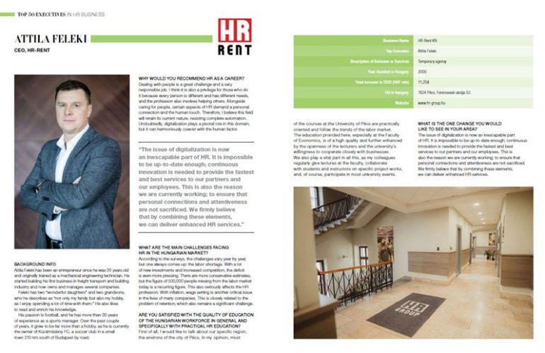 Attila Feleki sprach als HR-Experte bei BBJ